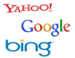 Logos Yahoo Google Bing