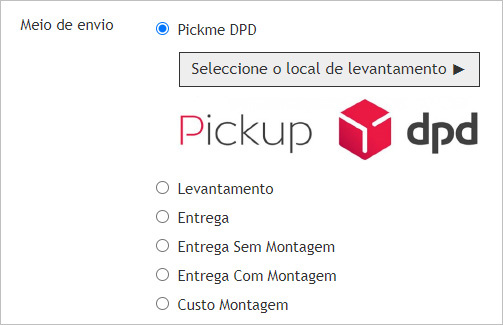 PickUp DPD - Carrinho